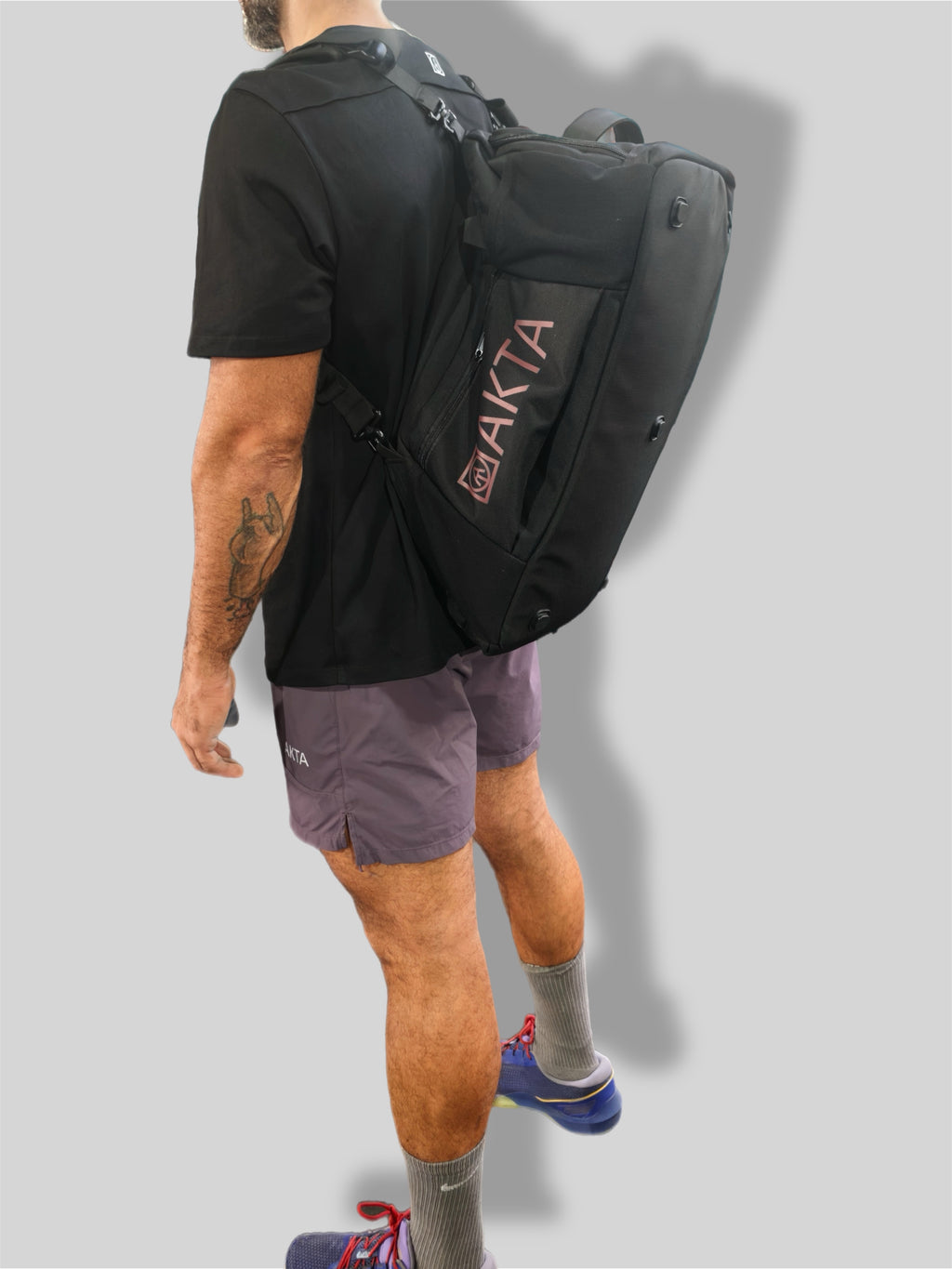 SKOLDEN BACK PACK & DUFFLE, Burgundy.