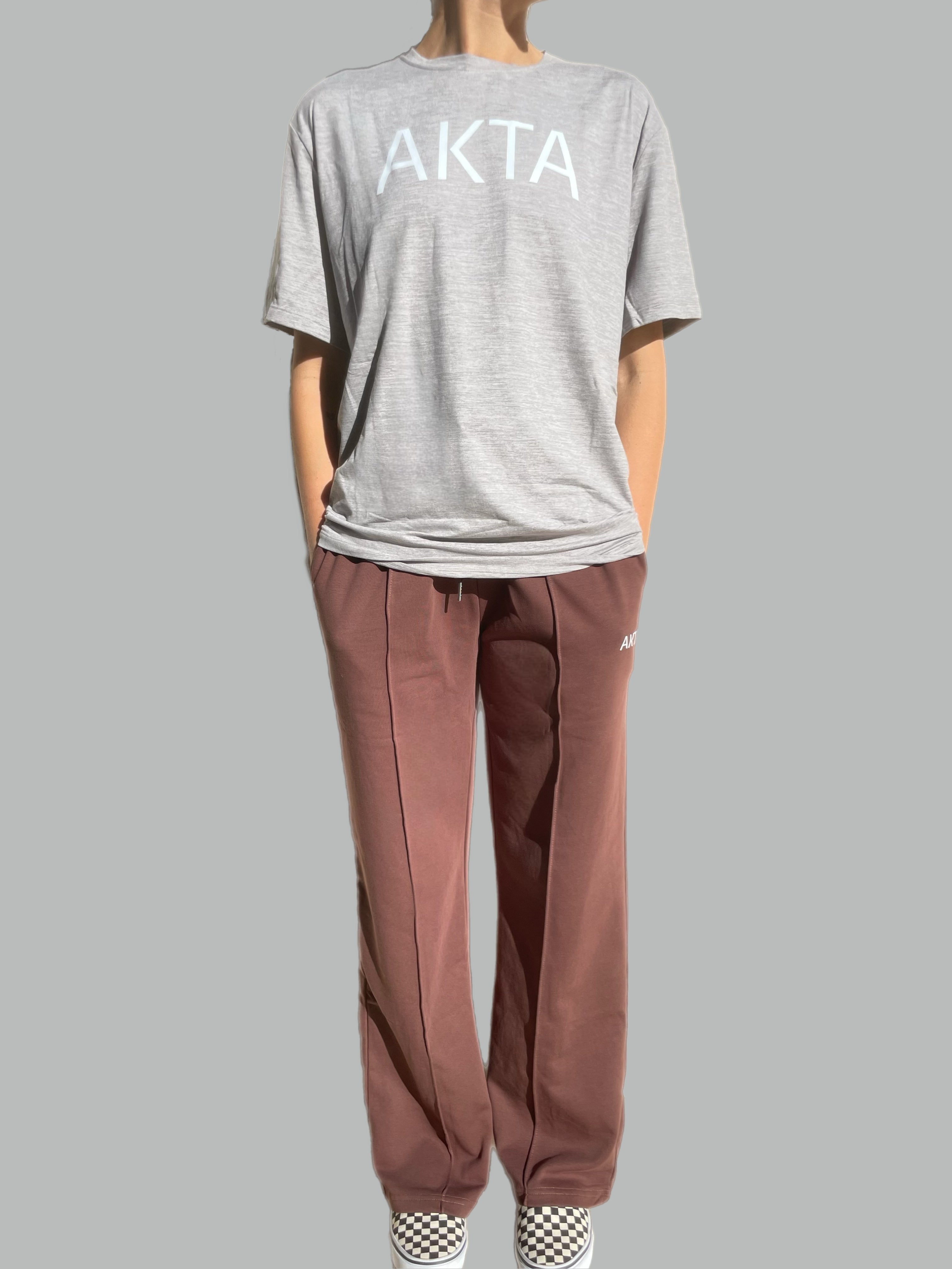 ETHEREA Straight Pants - Brown