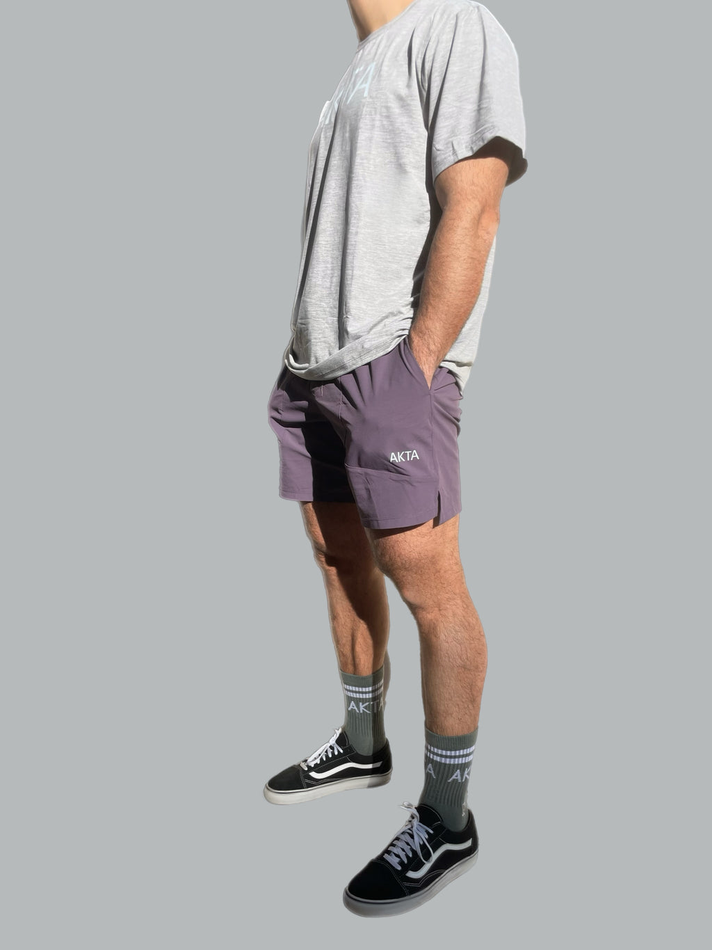 ISEN Men’s Training Shorts -Purple