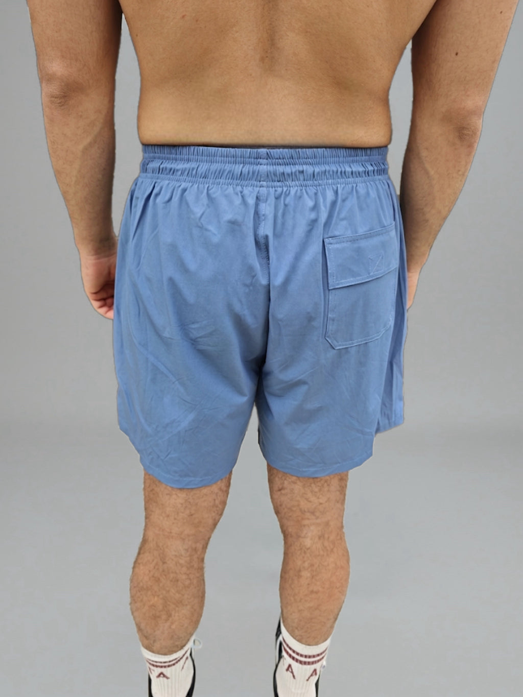 VIDAR Men's Training Shorts-Sky Blue