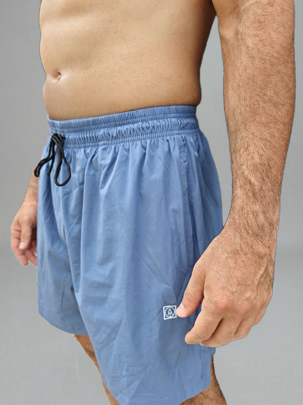 VIDAR Men's Training Shorts-Sky Blue